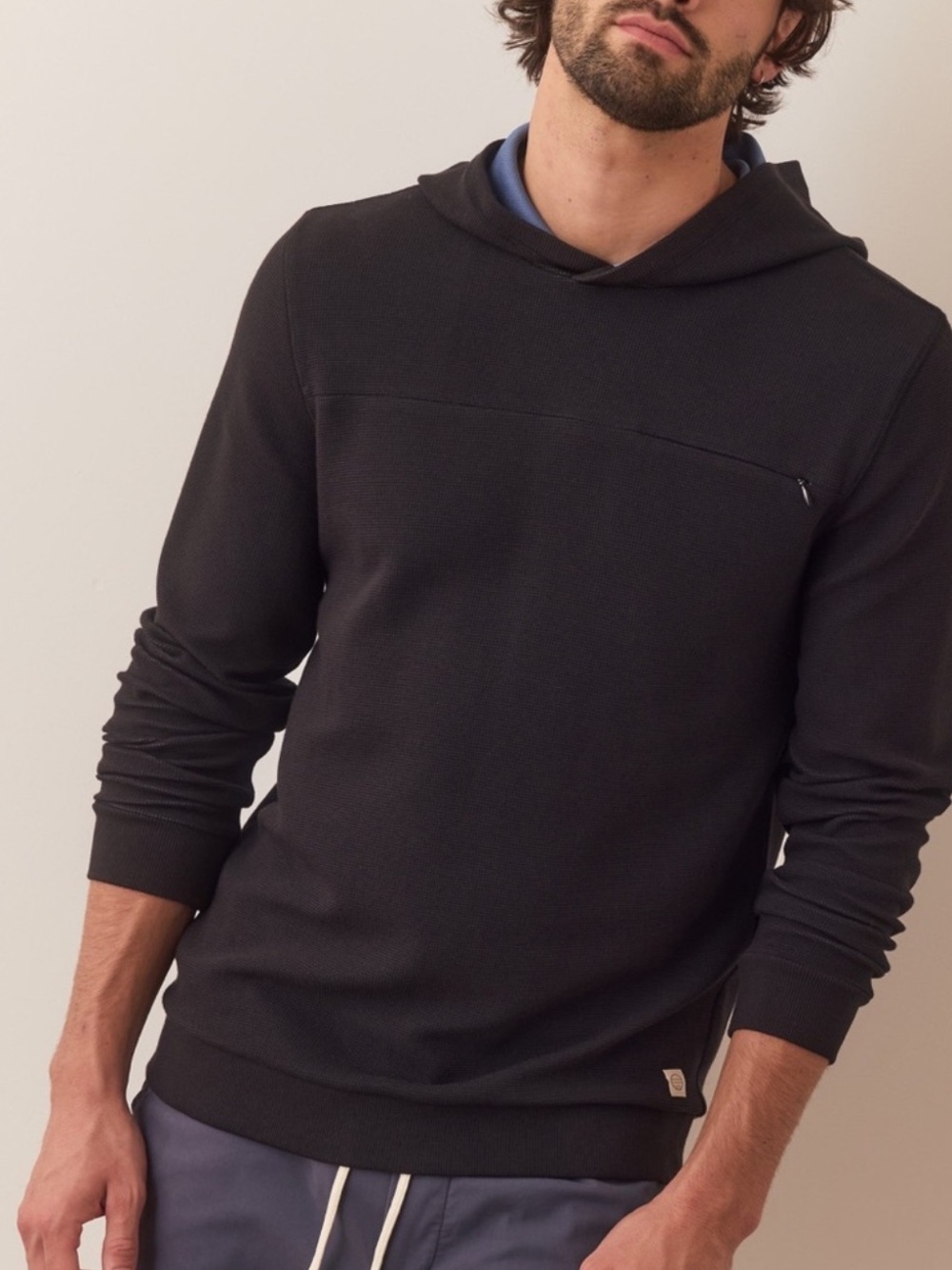 Marine LayerMen's Weekend Sport Waffle Pullover Hoodie